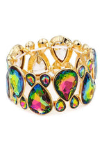 Load image into Gallery viewer, Gem Crystal Stone Stretch Bracelet
